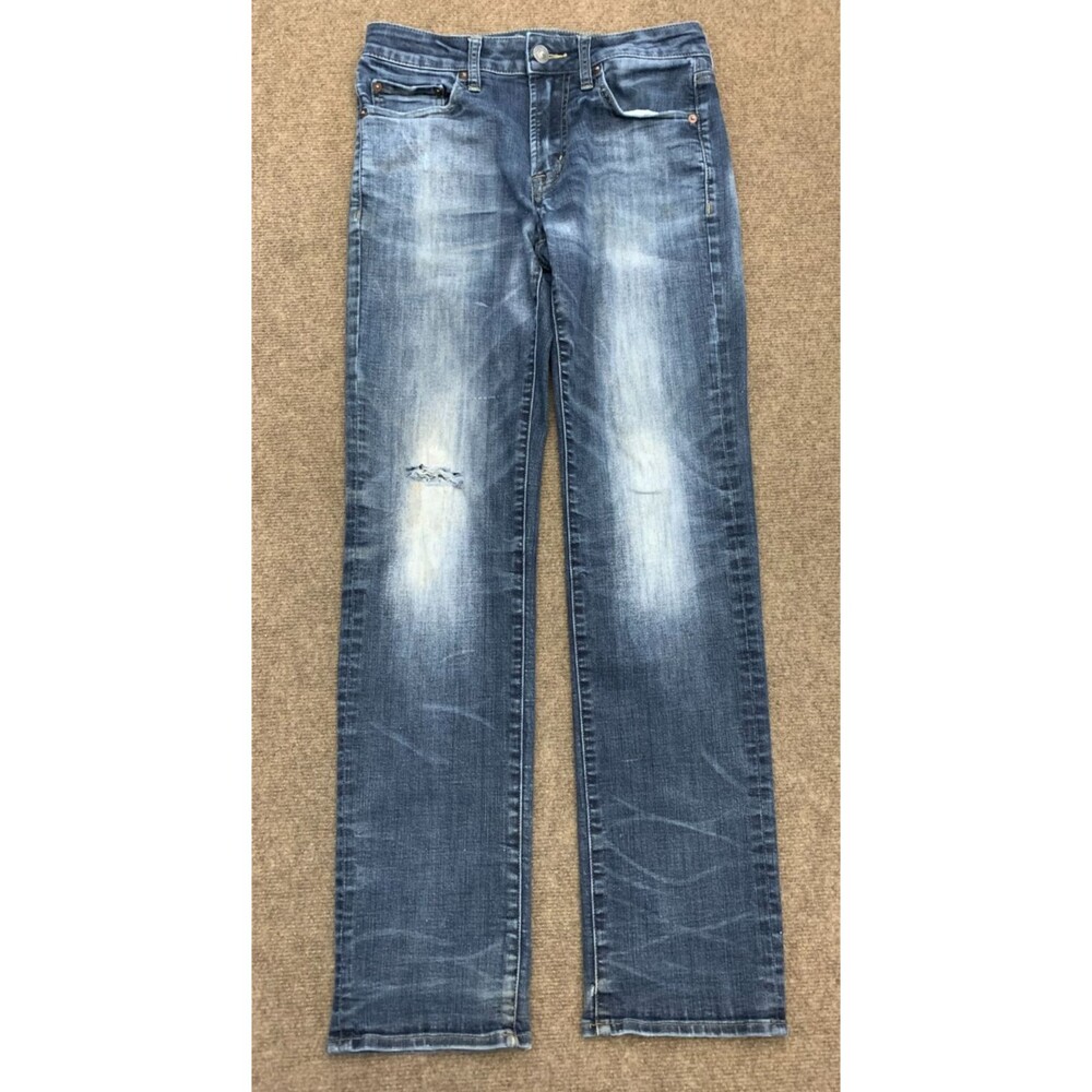 American Eagle Outfitters Men's Straight Jeans - Light Blue